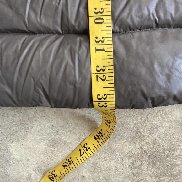 Soia Kyo Coat Womens XL Gray Down Fill Mid Length Lightweight Zip pockets - Picture 6 of 9